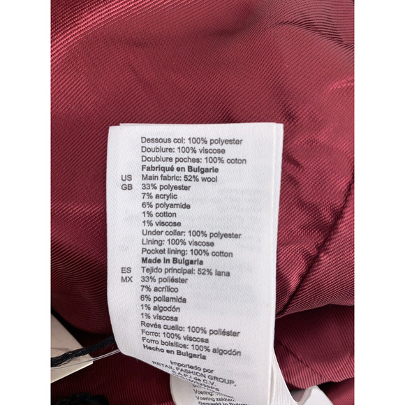 SANDRO Tomy Single-Breasted Houndstooth Wool-Blend Blazer Women's EU 36 / US 4 - Picture 9 of 16